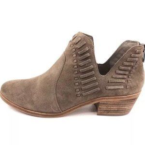 Vince Camuto Suede Taupe Booties